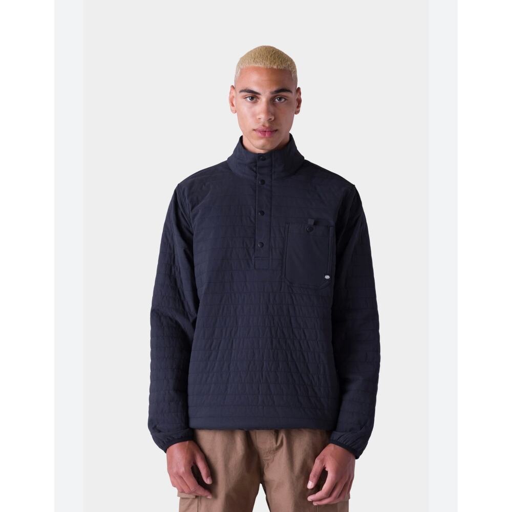 686 Men's Quilted Lightweight Shirt Jacket in Navy